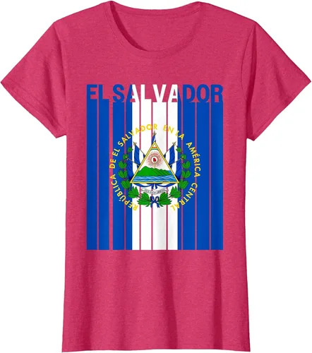 Vista 16 de Camiseta con la bandera de El Salvador