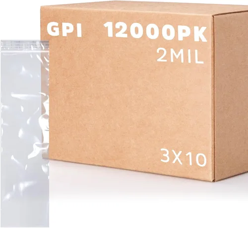 Vista 7 de Bolsas con cremallera de 1 pulgada x 8 pulgadas de largo, paquete de 12000