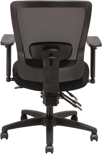 Vista 6 de Alera ALE Envy Series Silla multifunción de malla con respaldo medio, color negro