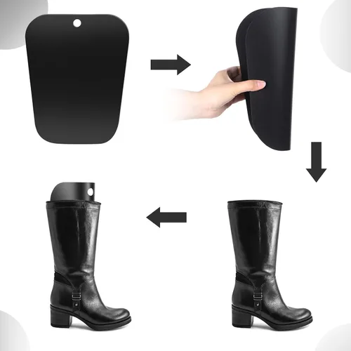 Vista 4 de Coume 30 piezas (15 pares) para moldear botas, insertos de forma alta, soporte para botas de pie, botas para mujeres y hombres