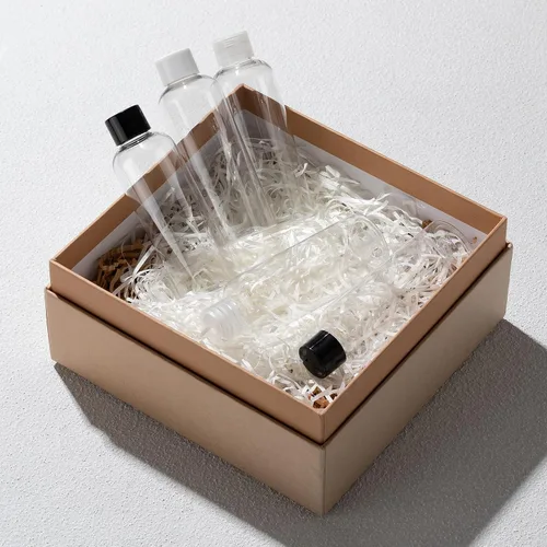 Vista 2 de Tekson Botellas de tamaño de viaje de 3.4 onzas, botella de enjuague bucal de viaje, recipientes rellenables para cosméticos con tapa de rosca