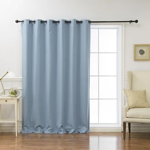 Vista 14 de Best Home Fashion Cortina térmica opaca con parte superior con ojales anchos Gris