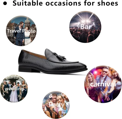 Vista 4 de Meijiana mens Loafers