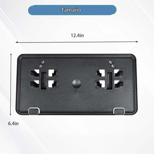 Vista 4 de Reemplazo para Soporte de Marco de Placa de Matrícula del Parachoques Delantero 2018-2020 Ford F150 JL3Z17A385BA