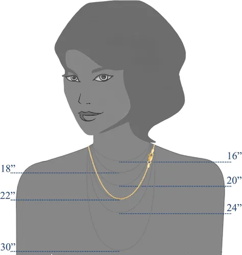 Vista 3 de Jewelry Affairs Collar de cadena brillante de oro amarillo de 14 quilates, 0.035 in