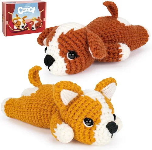 Vista 14 de Kit de ganchillo para principiantes, kit de iniciación de ganchillo de fuego de 4 piezas Emotional Positive Support Beginner Crochet Kits for