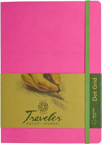Vista 16 de Cuaderno de bocetos Travelers Dot Grid Pentalic Art, libre de ácidos