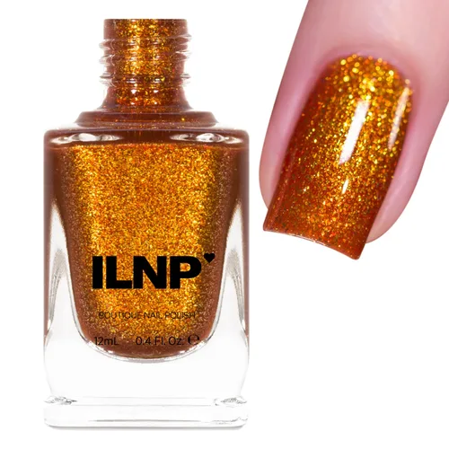 Vista 11 de ILNP Autumn - Esmalte de uñas brillante marrón cálido