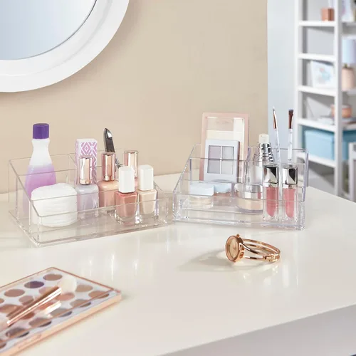 Vista 6 de Organizador de maquillajes de plástico de calidad premium.