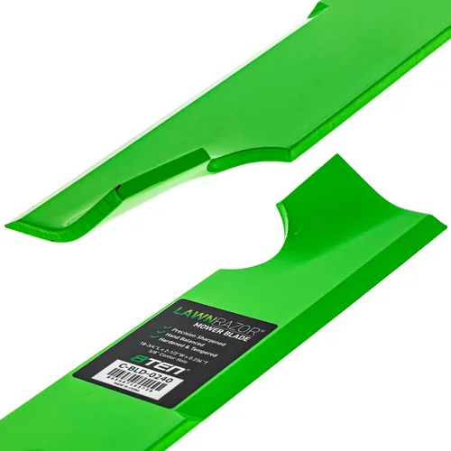Vista 4 de 8TEN LawnRazor - Juego de cuchillas para Bad Boy MZ Magnum Outlaw ZT CZT de 54 pulgadas 038-0001-00 038-0005-00 (elevación alta con muescas) paquete