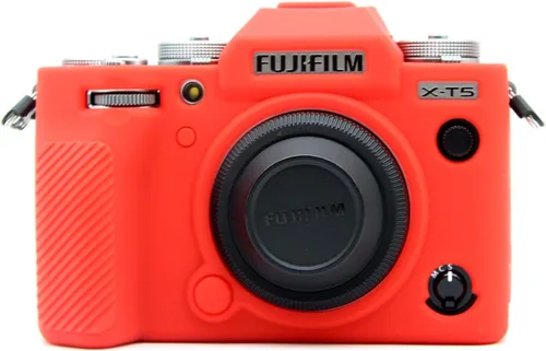 Vista 9 de Rieibi Fuji XT5 X-T5 - Funda protectora de silicona suave para cámara Fujifilm XT5 X-T5, funda ligera para cámara Fuji X-T5, color negro