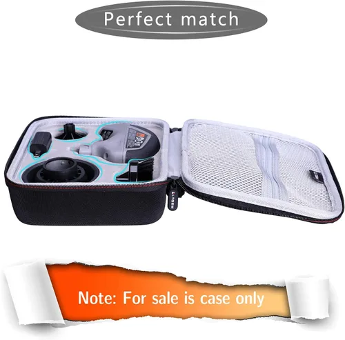 Vista 3 de LTGEM - Funda rígida de EVA compatible con herramienta de limpieza Dremel Versa, cepillo de lechada, exfoliante de ducha de baño, limpiador