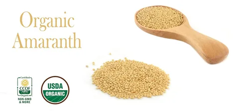 Vista 3 de Semillas de amaranto 100% naturales de grano entero sin OMG crudas (12 onzas)