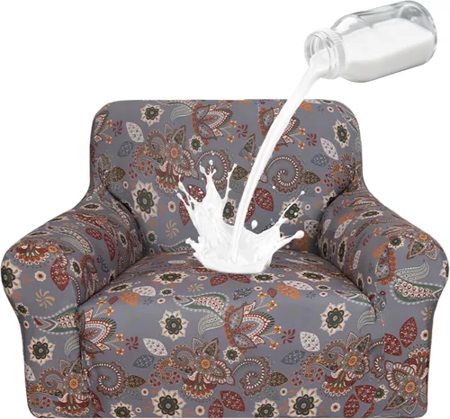 Vista 49 de ALIECOM Fundas para Sillas 100% Impermeables, Funda para Sillón para Sala de Estar, Apta para Mascotas, Fundas Lavables para Sillón, Funda