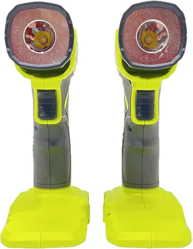 Vista 7 de Ryobi Luz LED de 18V, PCL660 2Pk - Empaquetado a granel, de mano, verde, 2pk-PCL660=BT La batería y el cargador se venden por separado