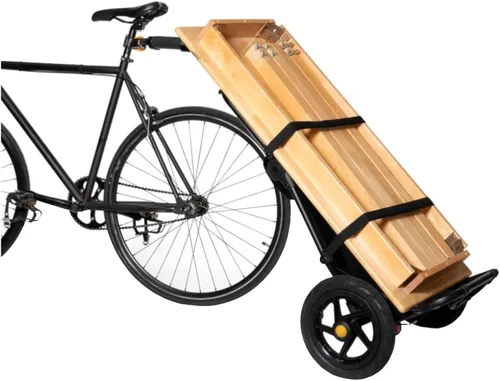 Vista 9 de Travoy, remolque plegable compacto para bicicleta de carga