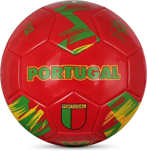 Vista 10 de Vizari Balón de Fútbol del Equipo Nacional - Balón de Fútbol de Cuero Sintético Duradero para Adultos, Niños y Jóvenes Cosido a Máquina con Diseño