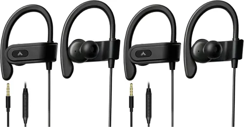 Vista 8 de Avantree E171 - Auriculares con cable AUX de 3.5mm con micrófono y control de volumen en línea, compatibles con auriculares con cable tradicionales