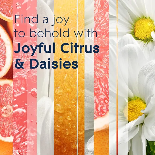 Vista 5 de Glade Joyful Citrus & Daisies - Vela de 3 mechas, 6.8 onzas, 3