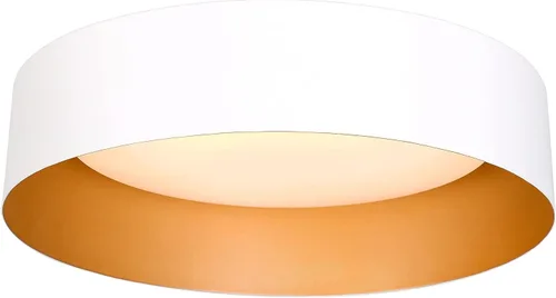 Vista 12 de Bargeni Lámpara de techo empotrada, lámpara de techo LED de 12.5 pulgadas, 5CCT regulable/2700K-6000K/20W, negro mate con acento de madera, montaje