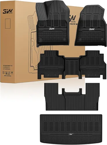 Vista 22 de 3W Alfombrillas y alfombrillas para respaldo de asiento y forro de carga