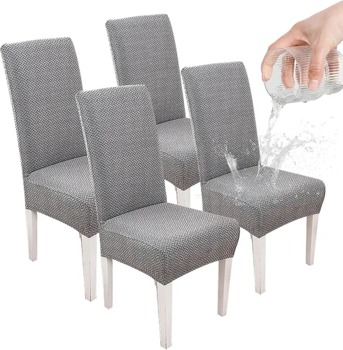 Vista 37 de Parsons - Funda para silla de comedor, funda desmontable para silla de sofá, funda retráctil (2, albaricoque)