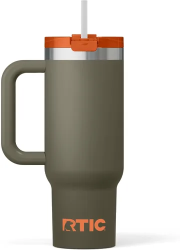 Vista 30 de RTIC Vaso Tumbler de Viaje por Carretera de 30 oz con Doble Pared Revestido de Cerámica Aislado Taza Portátil de Café de Viaje de Acero Inoxidable