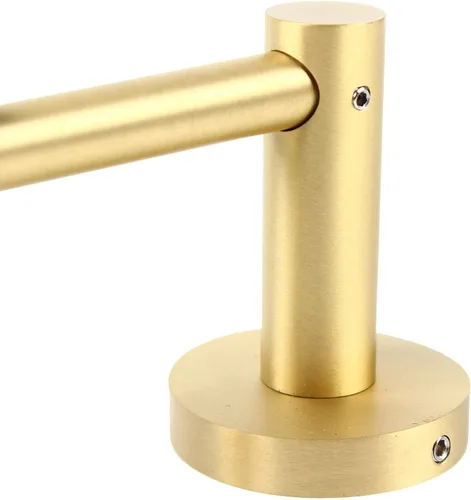 Vista 7 de Toallero – Percha giratoria para colgar en la pared, 6 ganchos (latón) para baño y sala de estar