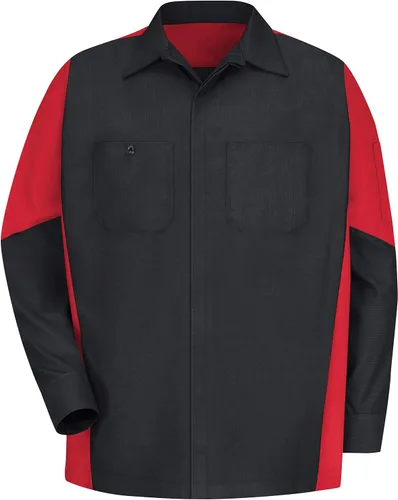 Vista 3 de Red Kap Camisa de manga larga de dos tonos para hombre