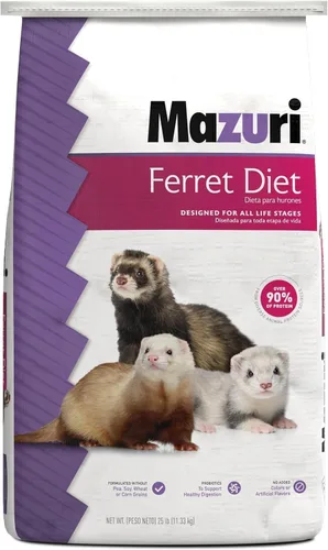 Vista 8 de Mazuri Alimento nutricionalmente completo para hurones Bolsa de 5 libras (5 lb.)