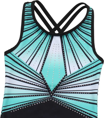 Vista 40 de MODAFANS Leotardos de gimnasia para niñas brillantes para bailar ballet, pantalones cortos con espalda cruzada