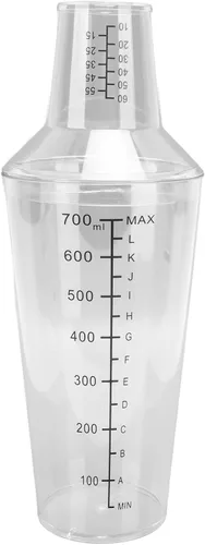 Vista 10 de Juego de coctelera, juego de coctelera mezclada, coctelera estándar transparente Sc, kit de cuidado profesional para (16.9 fl oz)