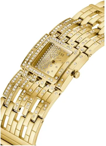 Vista 4 de GUESS Women's 22mm Watch - Gold Tone Bracelet Champagne Dial Gold Tone Case