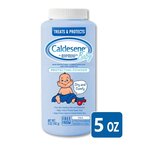 Vista 9 de Caldesene Polvo de almidón de maíz para bebés con óxido de zinc, 5 onzas, paquete de 7