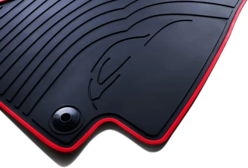 Vista 3 de Alfombrillas de Coche a Medida para Mercedes Benz - Clase C Sedán Solo 2015-2021 C180 C200 C250 C300 C350(e) C400 C43 AMG C450 C63 W205 Goma Negra