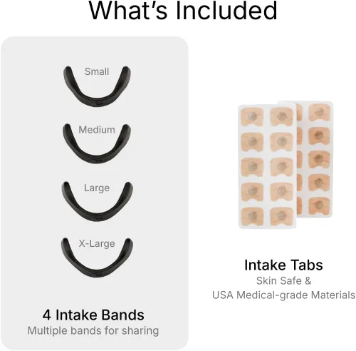 Vista 2 de Intake Breathing Kit de iniciación de tira nasal, aumenta ingreso de oxígeno, reduce los ronquidos, mejora la calidad del sueño, resistente al Negro