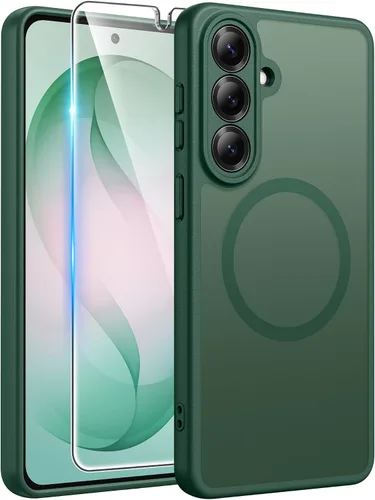 Vista 271 de FNTCASE - Funda para iPhone 16 Pro: magnética, mate, translúcida, de grado militar, protectora contra caídas, resistente, fina, duradera y a prueba