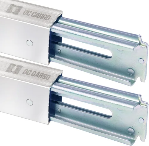 Vista 10 de DC Cargo Mall E-Track - Barras de carga ajustables para camiones de 93 a 102 pulgadas (paquete de 2) barras de carga inquebrantables para remolques