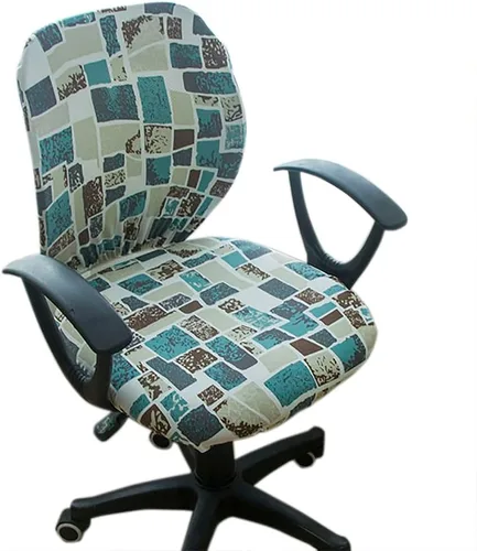 Vista 28 de Melaluxe Funda para silla de oficina de computadora, funda universal protectora y elástica para silla giratoria elástica