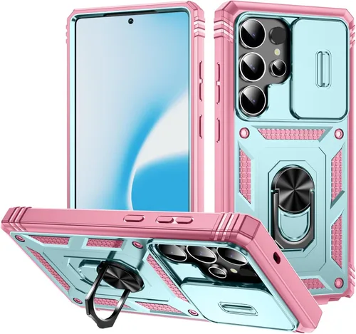 Vista 20 de Funda para Galaxy Note 20 Ultra, a prueba de golpes, resistente a los impactos con cubierta protectora de lente deslizante para Samsung Galaxy Note
