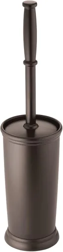 Vista 20 de mDesign Cepillo de Inodoro y Soporte - Cepillo de Baño Cubierto - Limpiador de Inodoro en Pie en Soporte Moderno - Cepillo de Limpieza Profunda