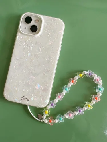 Vista 46 de Drawwind Correa con cuentas para teléfono con pulsera universal, cordón para teléfono celular lindo, pulsera de muñeca con cuentas, cadena de hilo
