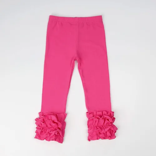 Vista 18 de HOOLCHEAN Leggings de algodón con volantes para bebés y niñas pequeñas