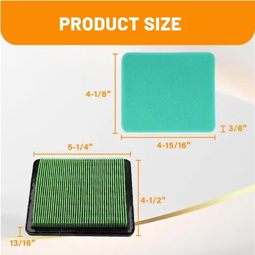 Vista 6 de 17211-ZL8-023 GCV160 Filtro de aire para Honda GCV190 GC190 GC160 GCV190LA GCV160LA GC135 GCV160A GCV135 GCV190A Cortacésped de motor Reemplazar