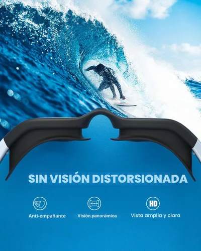 Vista 5 de ZIONOR G1 - Gafas de natación polarizadas unisex para mujeres adultas, antiniebla, 100% anti UV, gafas de buceo