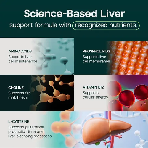 Vista 6 de Liverite Liver Aid 120 tabletas, soporte hepático, limpieza hepática, cuidado hepático, función hepática, energía.