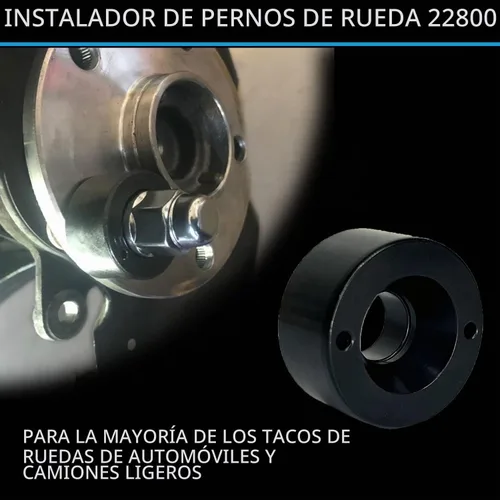 Vista 2 de Instalador de pernos de rueda, herramienta de instalación de pernos de rueda 22800 compatible con la mayoría de los pernos de rueda de camiones