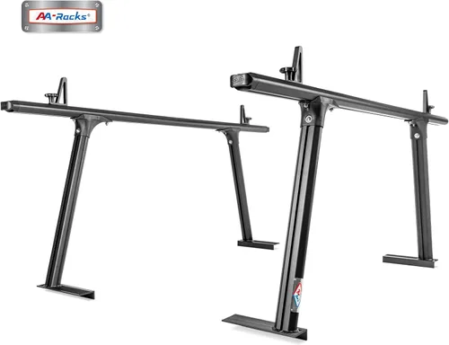 Vista 9 de Modelo APX25-Lite Soporte de Escalera de Aluminio Extensible para Camión Soporte de Escalera Ajustable para Camioneta (No Requiere Perforación)