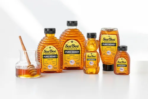 Vista 8 de Sue Bee Miel pura premium de apicultores de EE. UU., 16 onzas Producto de Estados Unidos, miel de grado A de Estados Unidos con un sabor suave