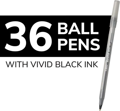 Vista 41 de BIC Bolígrafos redondos Stic, color azul, punta media, paquete de 10
